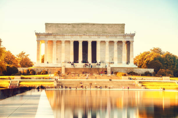 istock Lincoln memorial in Washington DC at autumn 1176635900
