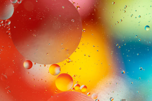 istock Water bubbles. Macro shot of air or molecule. Abstract space background. 1176635970
