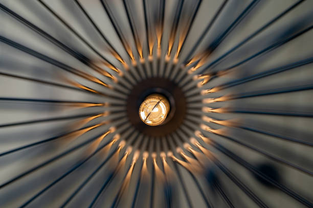 istock Ceiling lights in hotel lobby 1176637544