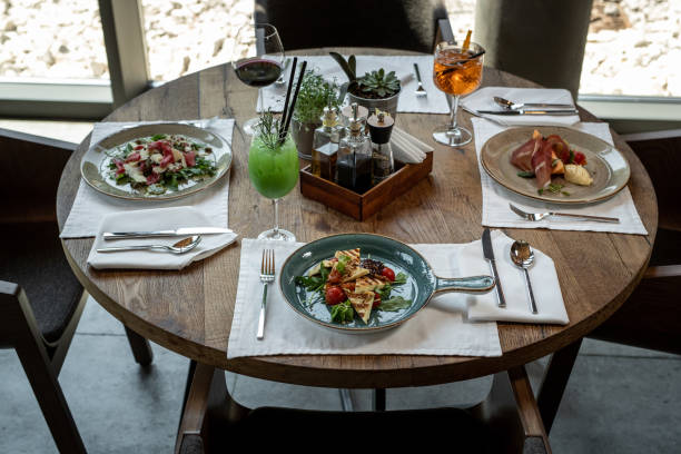 istock Tasty food on table, ready to eat 1176637747