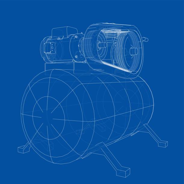 Kompressor Vector 50+ Kompressor Ilustraciones de Stock, gráficos vectoriales libres de ...