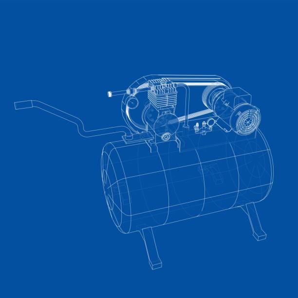 Kompressor Vector 50+ Kompressor Ilustraciones de Stock, gráficos vectoriales libres de ...