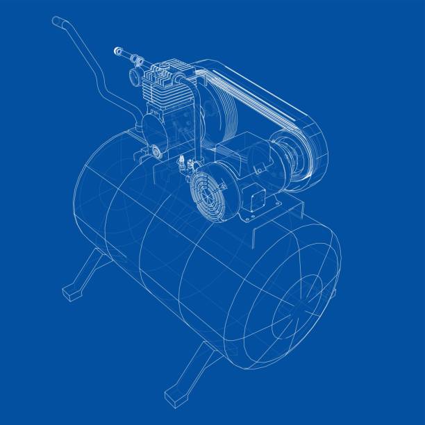 Kompressor Vector 50+ Kompressor Ilustraciones de Stock, gráficos vectoriales libres de ...