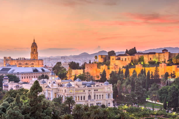 istock Malaga, Spain old town skyline 1176638732