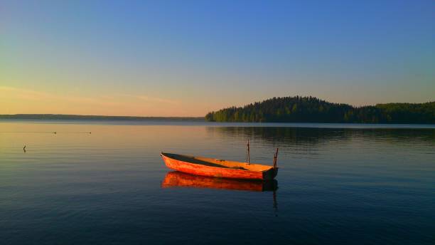 istock Boat on the lake 1176639468