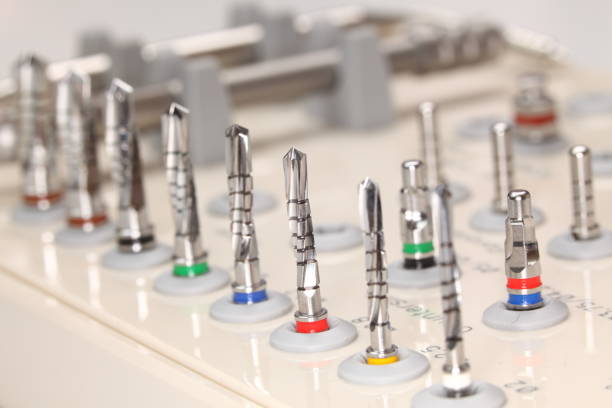 istock Drills and other orthopedic dentist tools. 1176655084