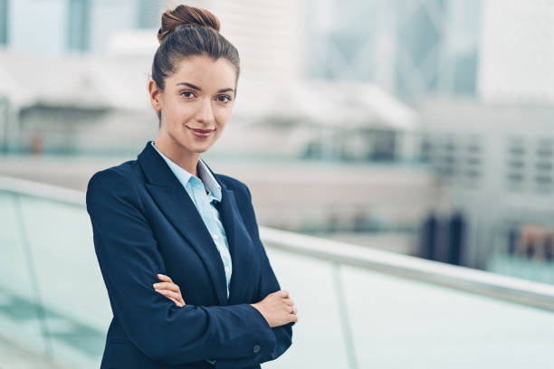 istock Working in the global business with confidence 1176662601