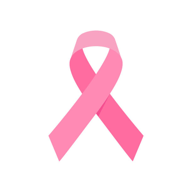 ilustrações de stock, clip art, desenhos animados e ícones de breast cancer awareness with realistic pink ribbon on a white background. women health care support symbol. female hope satin emblem. - social awareness symbol illustrations