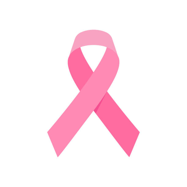 Breast cancer awareness with realistic pink ribbon on a white background. Women health care support symbol. female hope satin emblem. Breast cancer awareness with realistic pink ribbon on a white background. Women health care support symbol. female hope satin emblem. Vector illustration. tied knot stock illustrations
