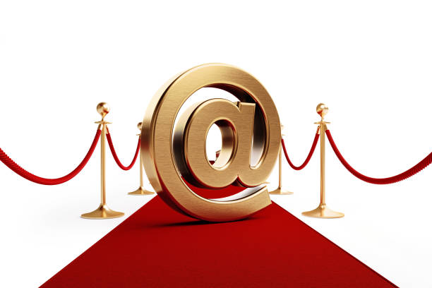 istock At Symbol Standing on A Red Carpet - First Class Customer Relations Concept 1176670058