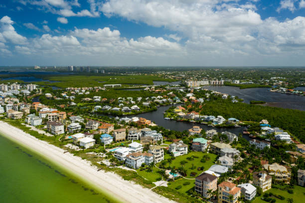 istock Barefoot Beach aerial drone photo 1176676886