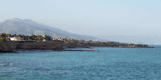 istock Panoramic view of Vinaros coastline in Spain 1176677395