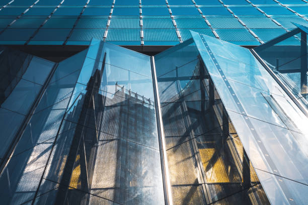 istock Modern office building close up in Hong Kong 1176678171