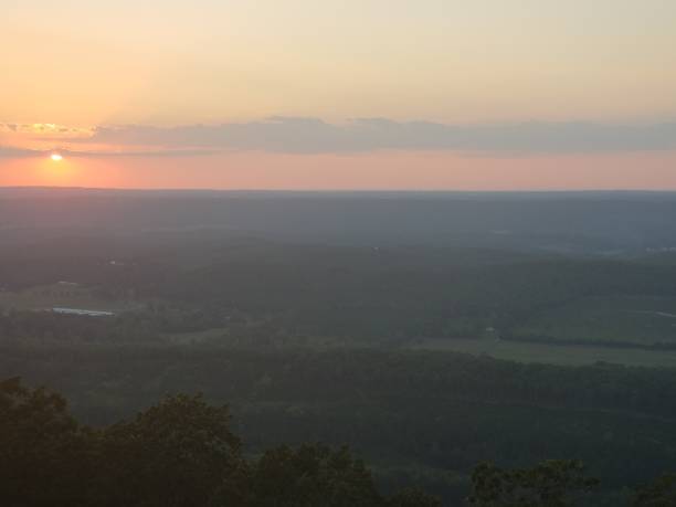 istock Sunset over Valley and ridge 4 1176689418