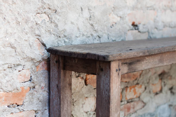 istock Wooden bench in the garden 1176691130