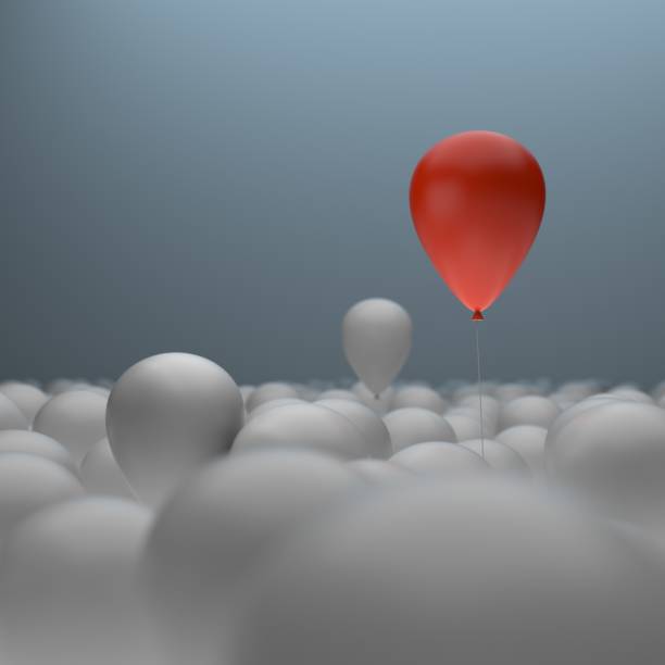 istock Solitary Balloon Amongst Others 1176692969