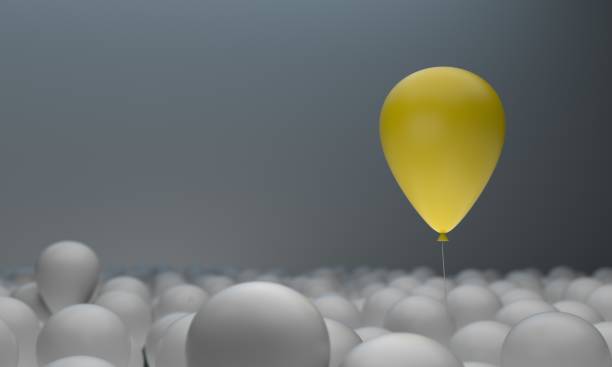 istock Solitary Balloon Amongst Others 1176692978