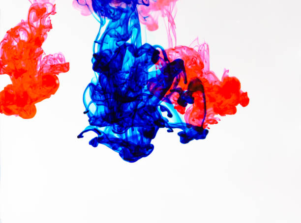 istock Food color drop and dissolve in water. 1176695615