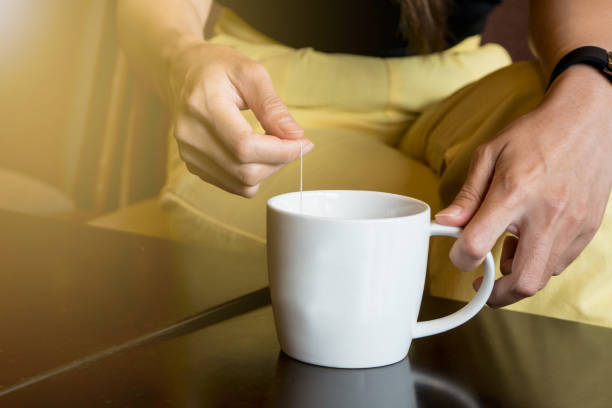 istock Tea time for relax at coffee cafe 1176699809