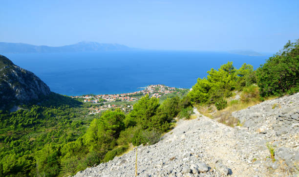 istock View on town Gradac, Riviera Makarska, Croatia. 1176700105