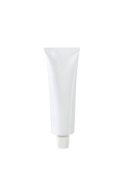 Blank white cosmetic tube pack