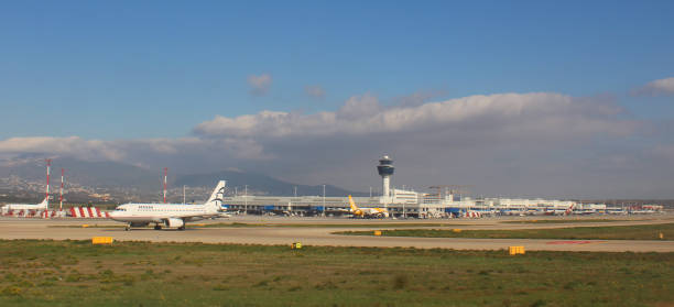 Athens International Airport Eleftherios Venizelos stock photo