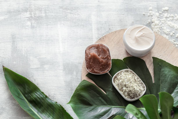 istock Spa composition with Wellness items for body care. 1176712382