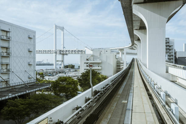 istock Cityscape from monorail sky train in Tokyo 1176713453