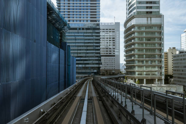 istock Cityscape from monorail sky train in Tokyo 1176713454