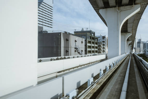 istock Cityscape from monorail sky train in Tokyo 1176713491