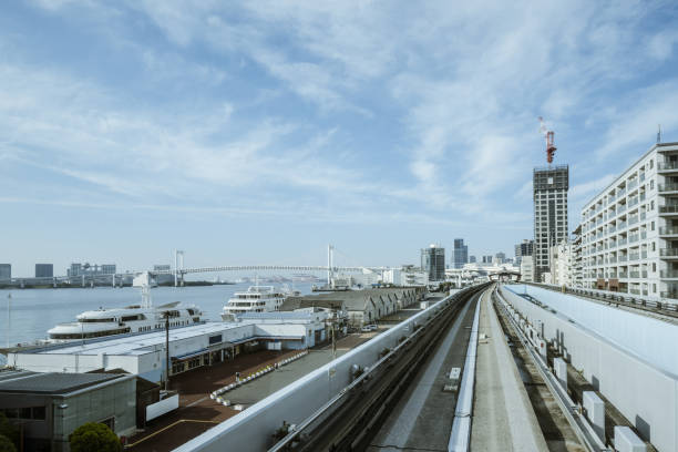 istock Cityscape from monorail sky train in Tokyo 1176713511