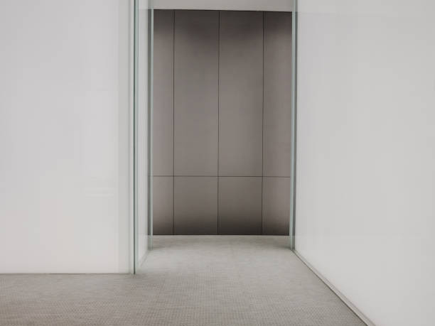 istock Perspective view of Empty Space with LED Light Lamps and Lights Shade on Wall for Gallery Interior 1176713528