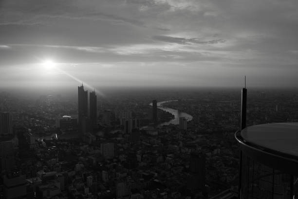 istock Bangkok cityscape at sunset, Thailand 1176713543