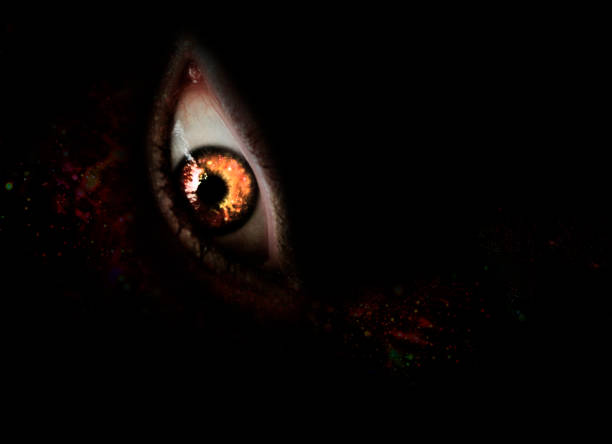istock Big human eye out of the dark 1176715095