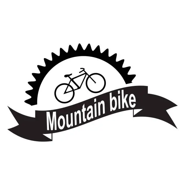 Vector illustration of mountain bike