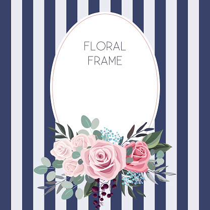 Ilustración de Fondo Floral En Estilo Vintage Marco Para Invitaciones De Boda Ramo Con Hermosas Flores De Rosa Elementos De Diseño Floral Para Tarjeta De Felicitación Vector y más Vectores Libres de Ilustración de Fondo Floral En Estilo Vintage Marco Para Invitaciones De Boda Ramo Con Hermosas Flores De Rosa Elementos De Diseño Floral Para Tarjeta De Felicitación Vector y más Vectores Libres de