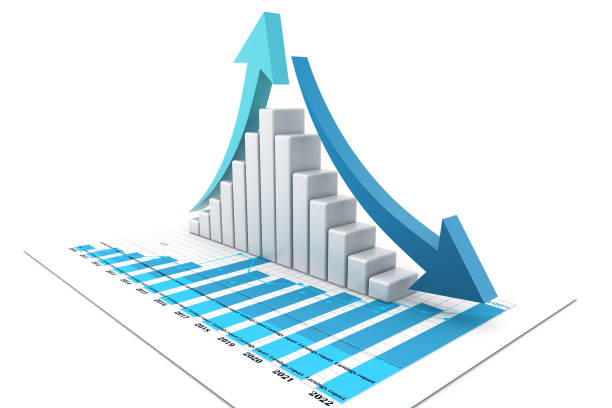 istock Economical stock market graph 1176721061
