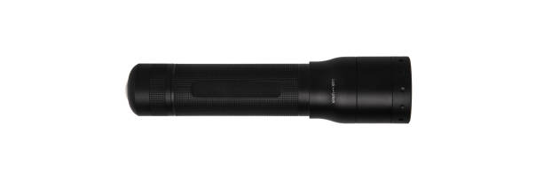 nowoczesna czarna metalowa latarka odizolowana na białym - tactical flashlight zdjęcia i obrazy z banku zdjęć