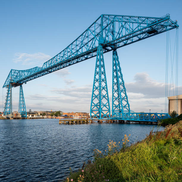 istock Early morning at the Middlesborough Transporter Bridge 1176724306