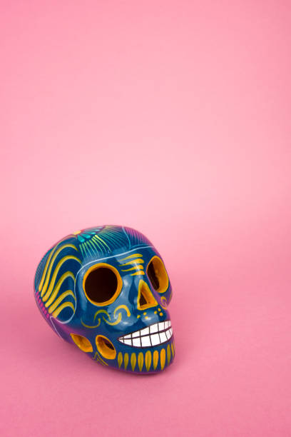 istock Creative and minimal Day of the Dead or Halloween layout. 1176725594