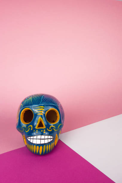 istock Creative and minimal Day of the Dead or Halloween layout. 1176725599