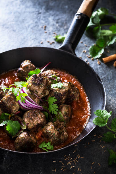 istock Indian Meatball and Curry Sauce 1176729045