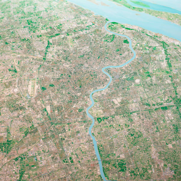 istock Shanghai City 3D Render Aerial Landscape View From South Oct 2018 1176730930