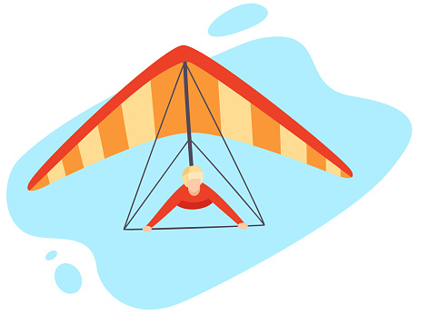 Free Hang Gliding Clipart in AI, SVG, EPS or PSD