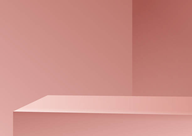istock Mockup of Abstract Realistic scene with the podium 1176735973