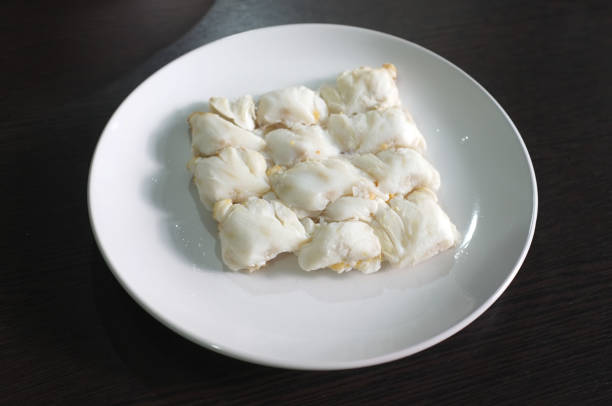 istock Steam crab meat ready to eat on dish. 1176739088