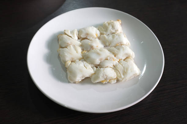 istock Steam crab meat ready to eat on dish. 1176739154