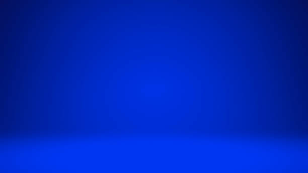 istock 3D Illustration. Purple empty Studio room for product placement or as a design template with wall angle in a full frame view 1176739663