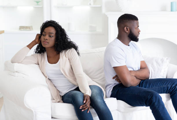 istock Husband and wife ignoring each other after argument 1176739967