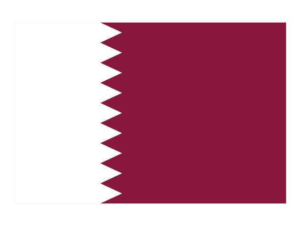 illustrations, cliparts, dessins animés et icônes de drapeau du qatar - illustrations de doha